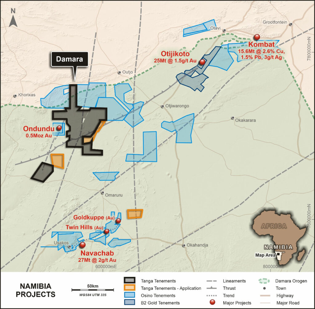 Damara Project, Namibia • WIA Gold